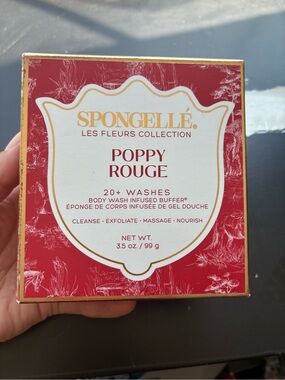 Spongelle Les fleurs collection 30+ washes 3.5oz in poppy rouge